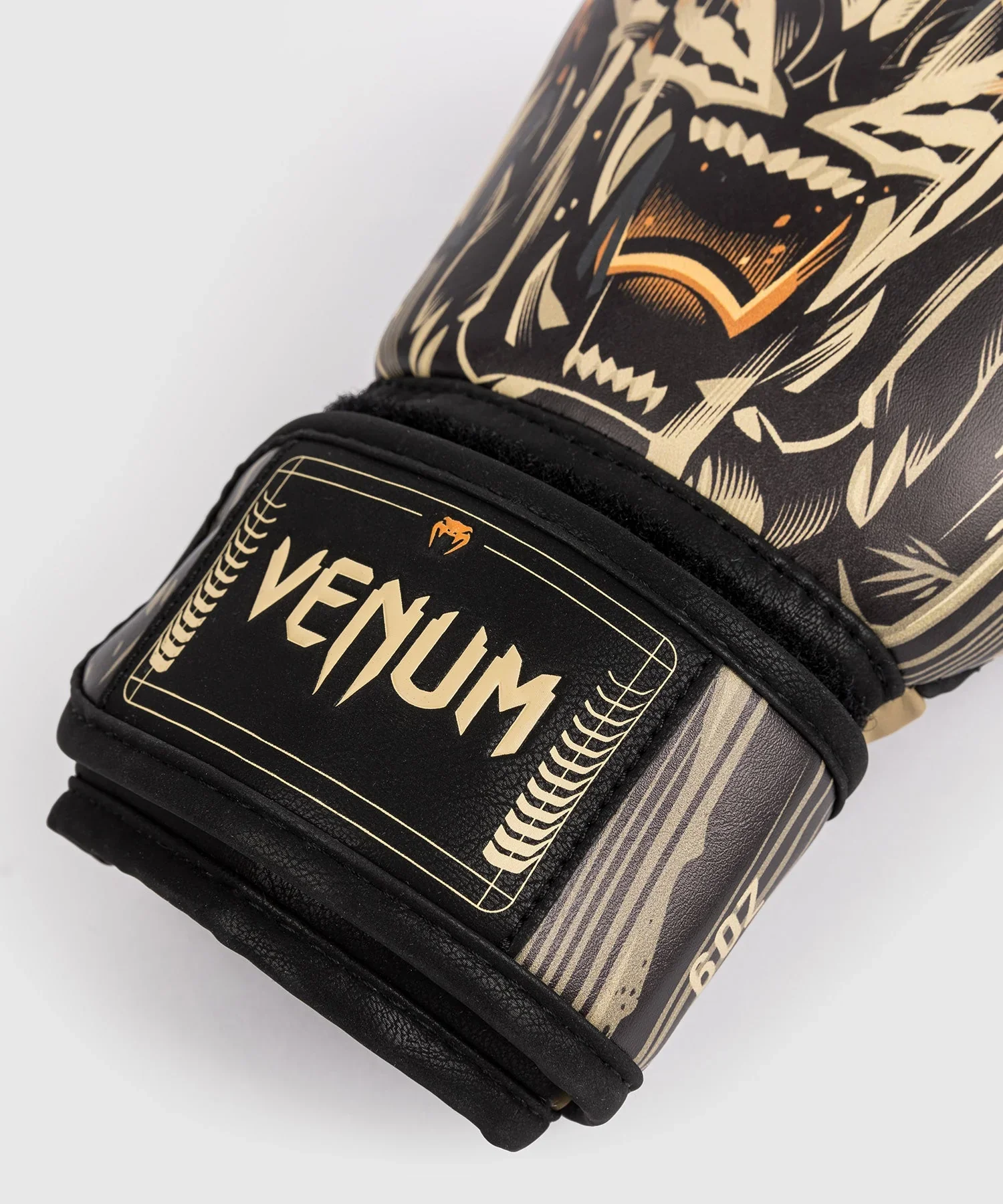 Venum Tiger Kids Boxing Gloves - Black/Neon Orange - Image 6